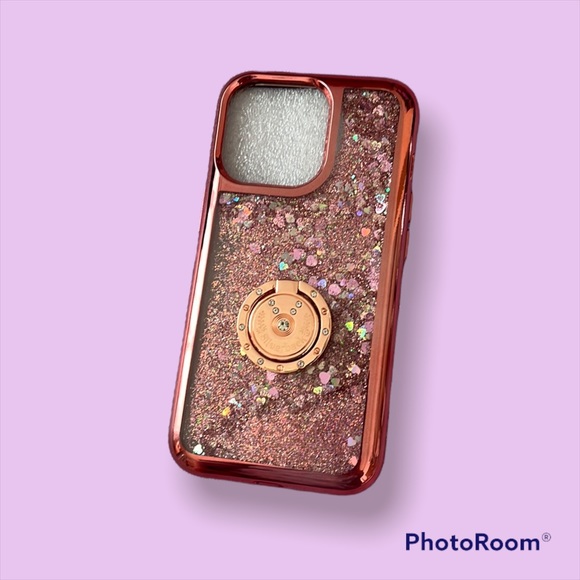 Other - NEW iPhone 13 Pro Rose Gold glitter Phone Case